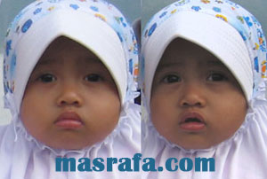 Fayra berjilbab