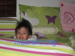 Fayra bangun tidur